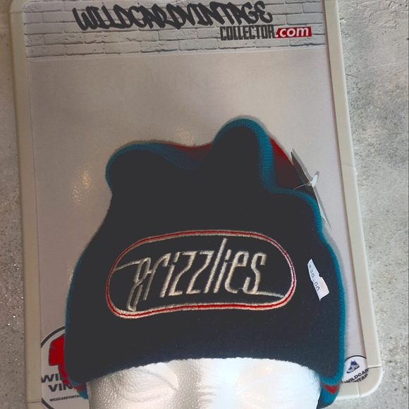From 1997! Vancouver Grizzlies NBA beanie SKULLCAP - Picture 9 of 11